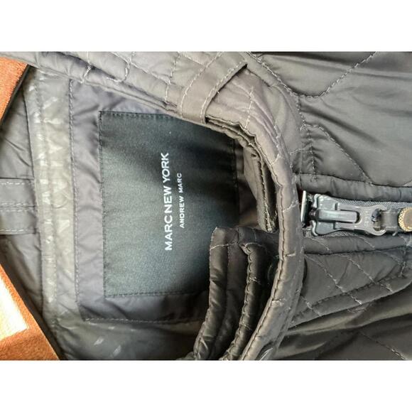 Marc New York Men's Black Quilted Jacket L - Picture 2 of 9